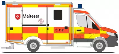 Mercedes-Benz RTW´18 Malteser Bamberg - ambulans