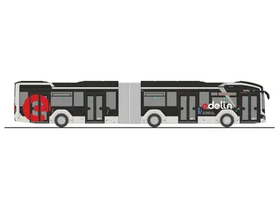 Elektryczny przegubowy autobus miejski MAN Lion's City E 18'18