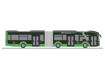 MAN Lion's City E 18`18 Gamla Uppsala Buss / zielony