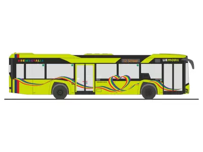 Autobus Solaris Urbino 12´19 LIEmobil - Rainbow Bus (FL)