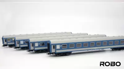 Zestaw 4 wagonów osobowych "Tokaj Express"