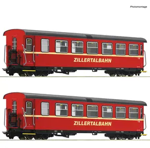 Zestaw dwóch wagonów osobowych Zillertalbahn