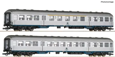 Zestaw 2 wagonów osobowych 1/2 i 2 klasy "Karlsruhe Zug"