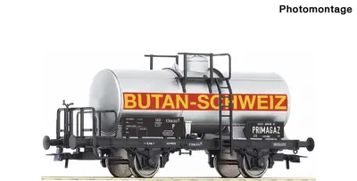 Wagon towarowy cysterna do przewozu gazu "Butan-Switzerland"