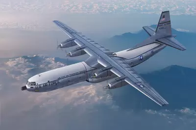 Amerykański transportowiec Douglas C-133B Cargomaster