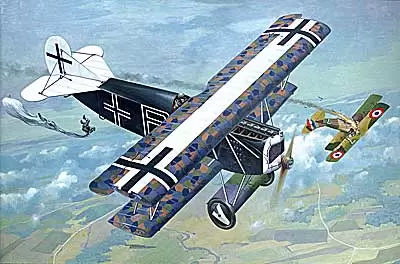Samolot myśliwski Fokker D.VII OAW (środkowa prod.)