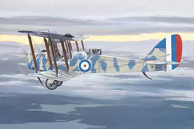 Brytyjski bombowiec de Havilland z silnikiem RAF3a