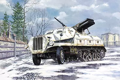 Niemiecka samobieżna wyrzutnia rakiet SdKfz 4/1 Panzerwerfer 42