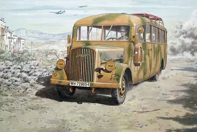 Niemiecki autobus Opel Blitz 3.6-47 Omnibus