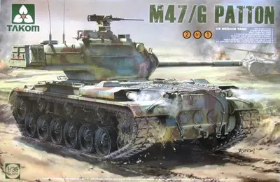 Amerykański czołg M47/G Patton 2 in 1