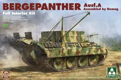 Niemiecki wóz techniczny Bergepanther Ausf. A z wnętrzem