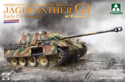 Niemieckie działo pancerne Jagdpanther G1, wersja wczesna