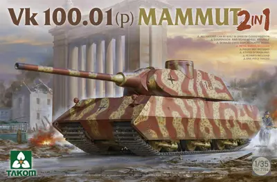 Niemiecki czołg superciężki VK 100.01 (p) Mammut