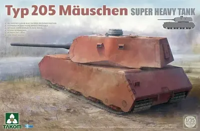 Niemieckie czołg superciężki Typ 205 Mäuschen