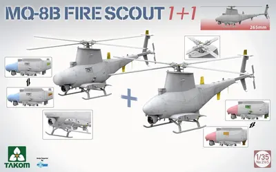 Amerykański dron zwiadowczy MQ-8B Fire Scout (2szt)