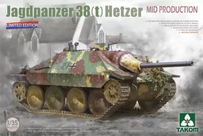 Działo pancerne Jagdpanzer 38(t) Hetzer Mid Production LIMITED EDITION