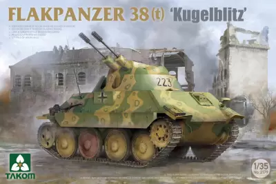 Niemiecki czołg przeciwlotniczy Flakpanzer 38(t) Kugelblitz