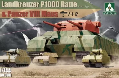 Landkreuzer P1000 Ratte & Panzer VIII Maus