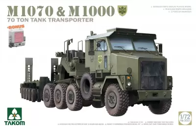 Amerykański transporter czołgów M1070 z lawetą M1000 70 Ton