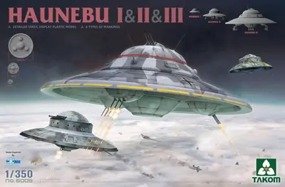 Niemiecki latający spodek Haunebu I, II, III (UFO)