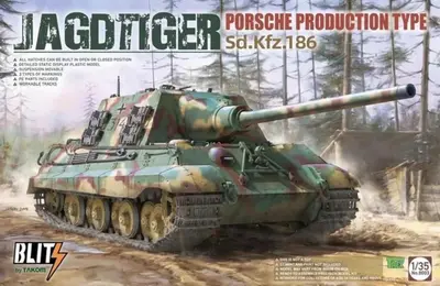 Niemiecki niszczyciel czołgów Jagdtiger Sd.Kfz. 186 (wersja Porsche)