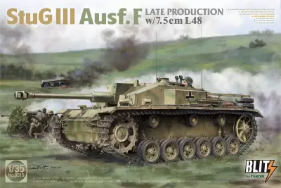 Niemieckie działo szturmowe Sturmgeschutz III Ausf F z działem 7,5 cm L48, wersja późna