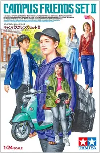 Japońscy studenci (zestaw 2) plus skuter