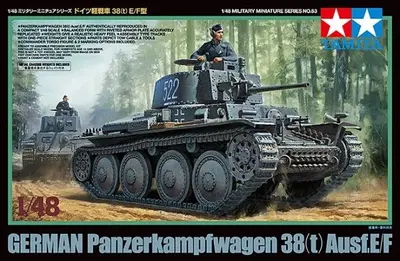 Niemiecki czołg lekki PzKpfW 38(t) Ausf.E/F