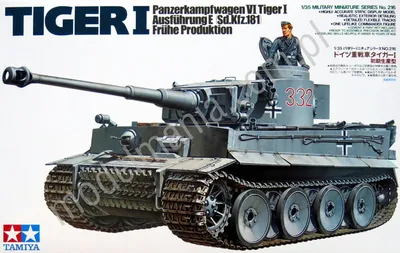 Niemiecki czołg ciężki PzKpfW VI Tiger I Ausf.E, wczesna produkcja