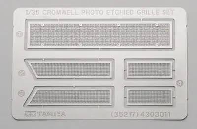 Zestaw blaszek fototrawionych do czołgu Cromwell Mk.IV, grille