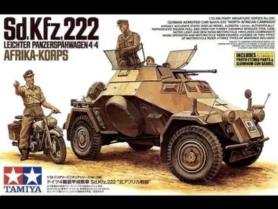 Niemiecki samochód pancerny SdKfz 222, Afryka Północna