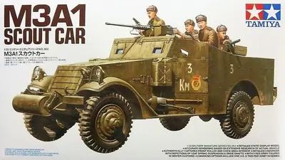 Sowiecki samochód pancerny M3A1 Scout Car