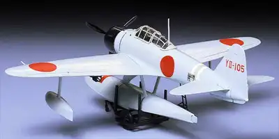 Japoński myśliwiec A6M2-N Nakajima Nishikisuisen (Rufe)