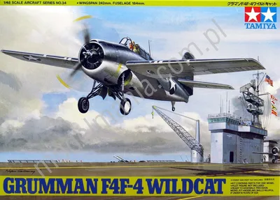Amerykański myśliwiec pokładowy Grumman F4F-4 Wildcat