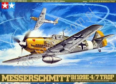 Niemiecki samolot myśliwski Bf-109E-4/7