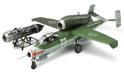 Niemiecki myśliwiec Heinkel He162 A-2 Salamander