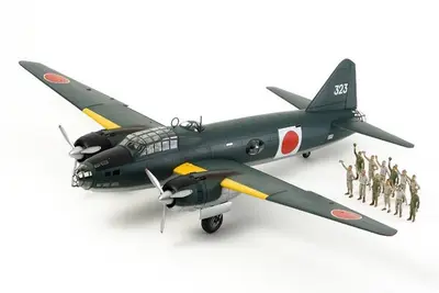 Japoński bombowiec G4M1 Betty, z admirałem Yamamoto (17 figurek)