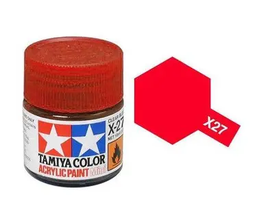 Farba akrylowa - X-27 Clear Red/ 23ml
