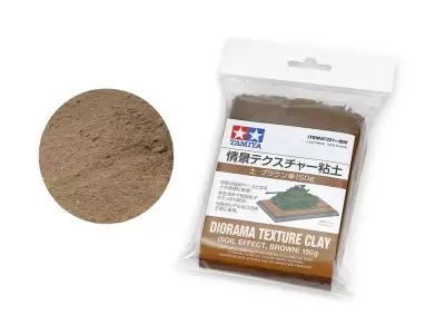 Glina modelarska brązowa 150g, Clay Soil Effect: Brown