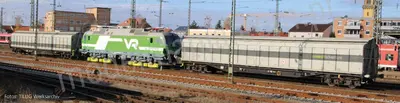 Zestaw 2 wagonów Habfis i lokomotywy Vectron Loktransport Rail Adventure