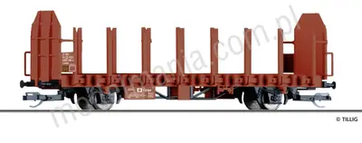 Wagon towarowy platforma Laaps z kłonicami