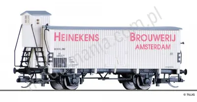 Wagon towarowy kryty chłodnia piwna „Heinekens Brouwerij Amsterd"