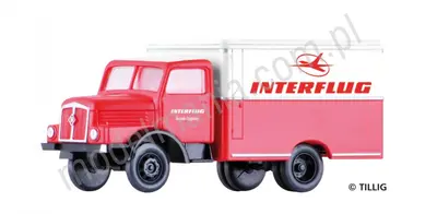 Ciężarówka H3A skrzynia "Interflug"