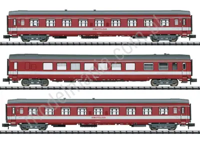 Zestaw 3 wagonów osobowych pociągu ekspresowego „Le Capitole”