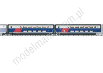 Zestaw 2 wagonów 1 TGV Euroduplex