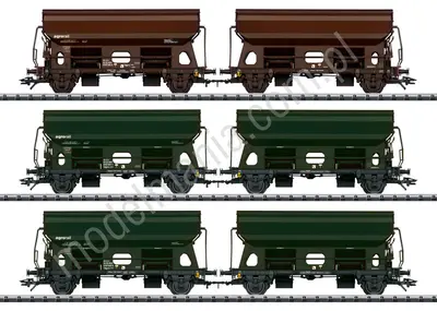 Zestaw 6 wagonów towarowych Railco A.S. Tds