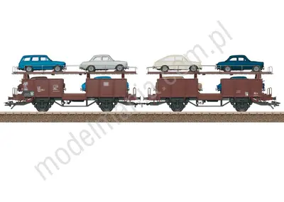 Wagon towarowy do transportu aut typ Laaes, dwupoziomowy