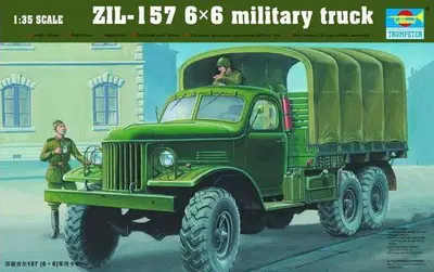 Sowiecka ciężarówka ZIL-157 6x6