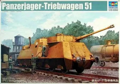 Niemiecki wagon artyleryjski Panzerjager-Triebwagen 51