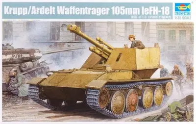 Niemiecka haubica samobieżna Krupp/Ardelt Waffentrager 105mm leFH-18